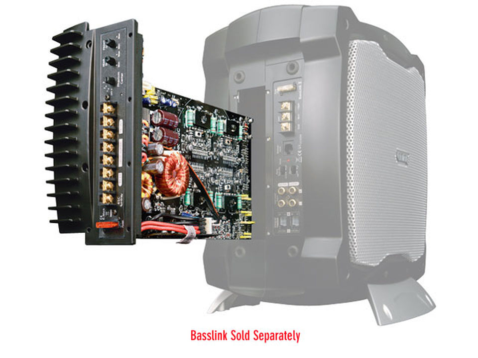 BASSLINK 4SC - Black - Multichannel Amplifier Expansion Module for BassLink II - Hero